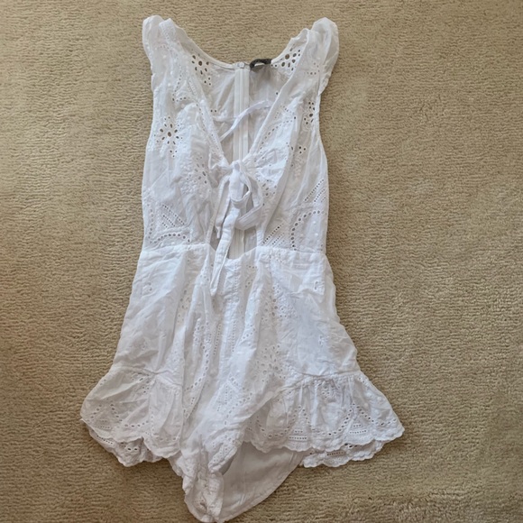LF Eyelet Romper - Picture 2 of 5